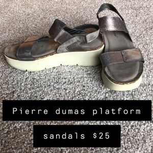 Pierre dumas platform sandals